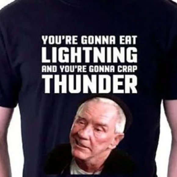 You're going to eat lightning and crap thunder shirt - Rocky Shirt - Picture 1 of 1